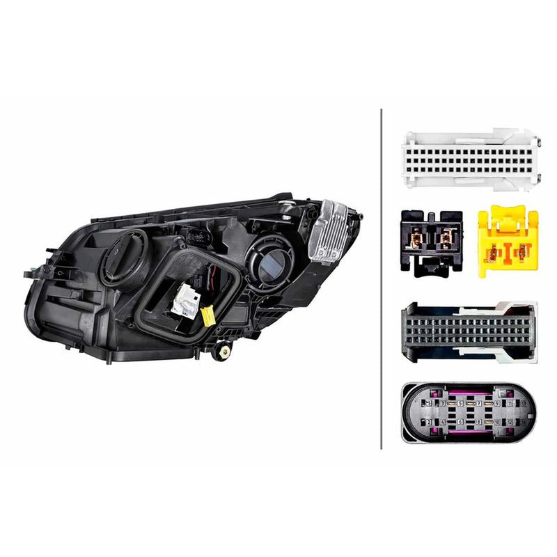 Hella Headlight Headlamp LED Right fits Mercedes-Benz C-Class 2014-2023