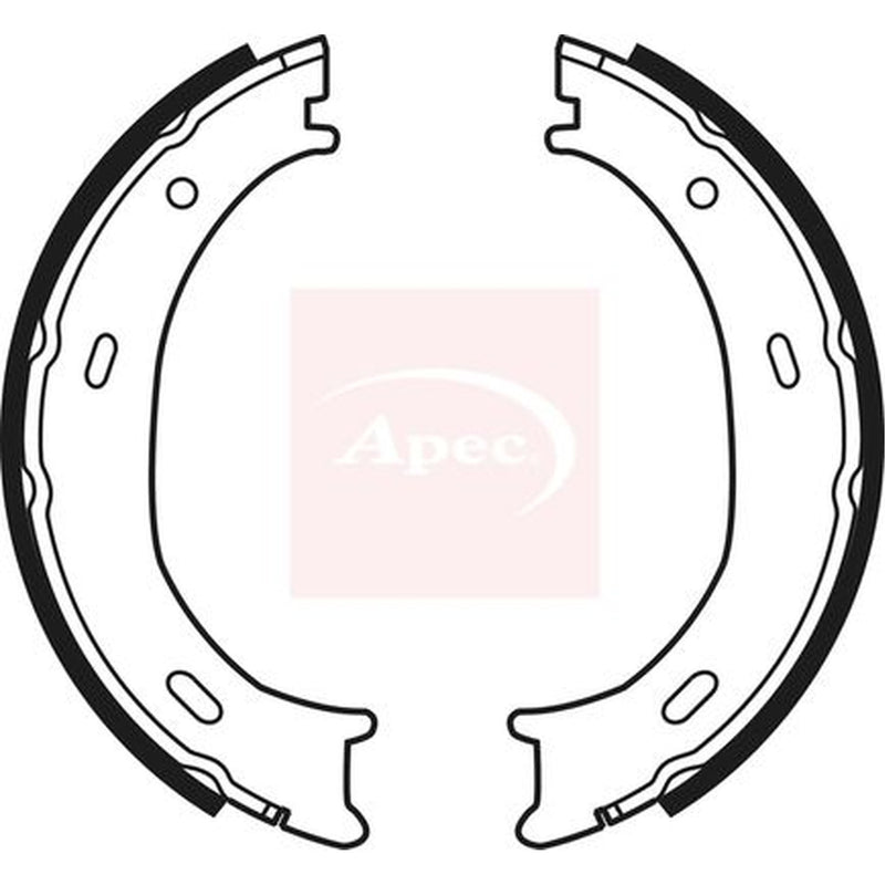 Apec Parking Brake Shoe Set fits Mercedes-Benz G-Class 1994-2023