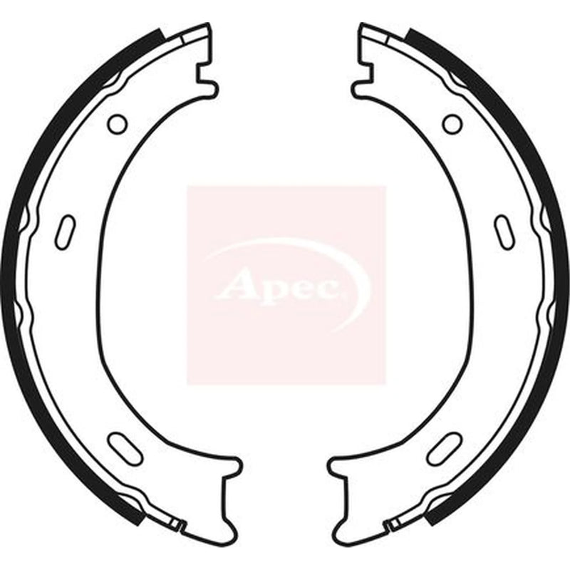 Apec Parking Brake Shoe Set SHU617