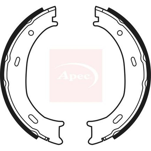 Apec Parking Brake Shoe Set fits Mercedes-Benz G-Class 1994-2023