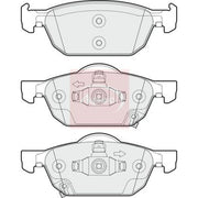 Apec Front Brake Pad Set PAD1692