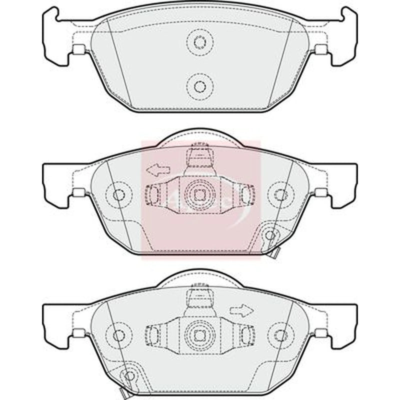 Apec Front Brake Pad Set PAD1692