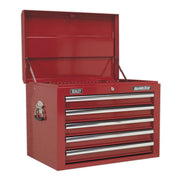 Superline PRO Tool Chest Combination 14 Drawer with 446pc Tool Kit - Red Superline Pro - Dynamic Drive