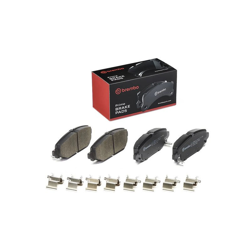 Brembo 4 x Rear Brake Pad Set fits Jeep Wrangler IV 2017 on 2.0 2.2