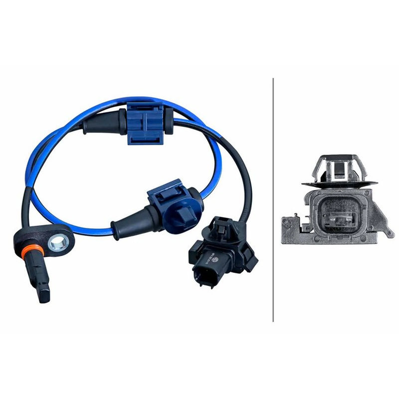 Hella ABS Wheel Speed Sensor Rear fits Honda Cr-V III 2006-2012 2.0 2.2 2.4