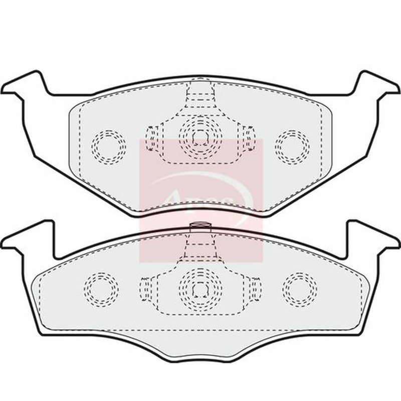 Apec Front Brake Pad Set PAD933
