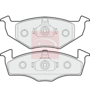 Apec Front Brake Pad Set fits Seat Arosa 1997-2004 1.0 1.4 1.7