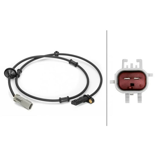 Hella ABS Wheel Speed Sensor Rear fits Jeep Grand Cherokee 1999-2005