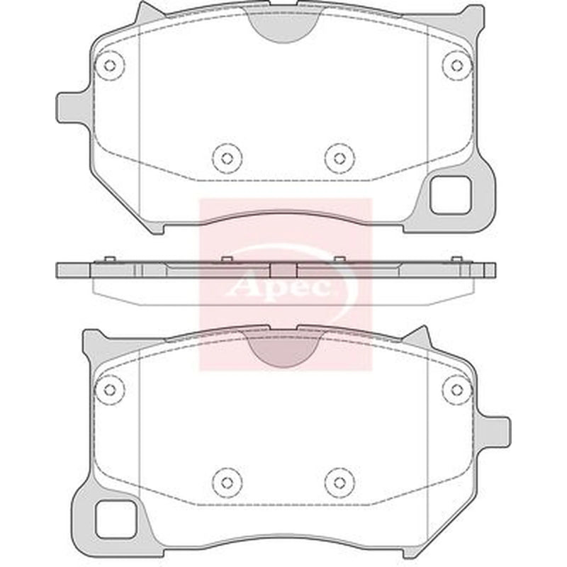 Apec Front Brake Pad Set PAD2378
