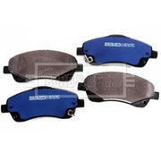 Borg & Beck Front & Rear Brake Discs & Pads fits Toyota Corolla Verso 2004-2009