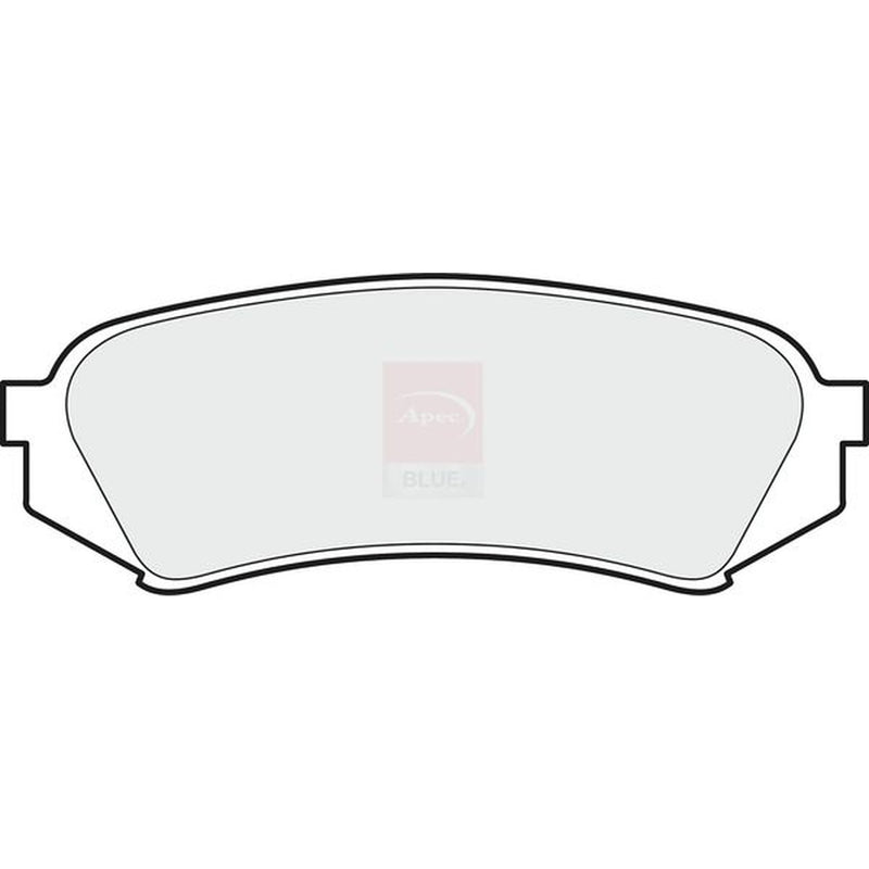 Apec Rear Brake Pad Set fits Toyota Land Cruiser Amazon 1998-2007 4.2 4.7