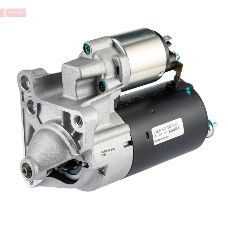 Denso Starter Motor 12V 1.1kW 9 Teeth fits Renault 11 1984-1988 1.7