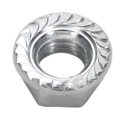 Sealey Flange Nut Serrated M10 Zinc DIN 6923 Pack of 100 FN10 Sealey  - Dynamic Drive
