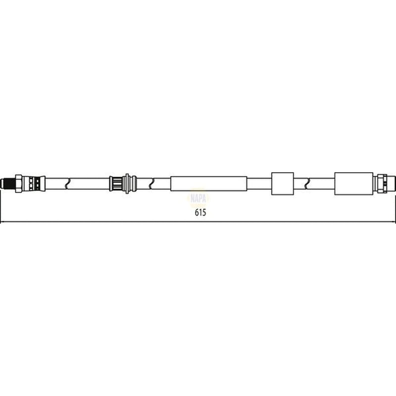NAPA Brake Hydraulic Hose Line Front NBH1162