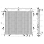Valeo Engine Radiator 701552