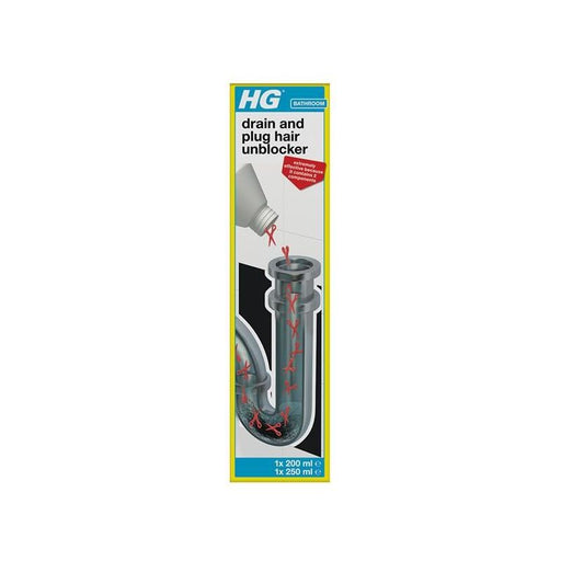 Hg Drain and Plug Hair Unblocker 450ml HG - Dynamic Drive