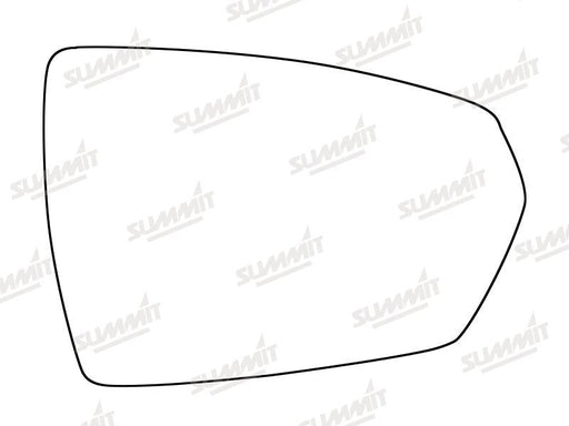Summit Stick-On Standard Mirror Glass fits Volkswagen Polo 17 on RHS Summit - Bars 4 Cars