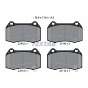 Textar Front Brake Pad Set 2314201