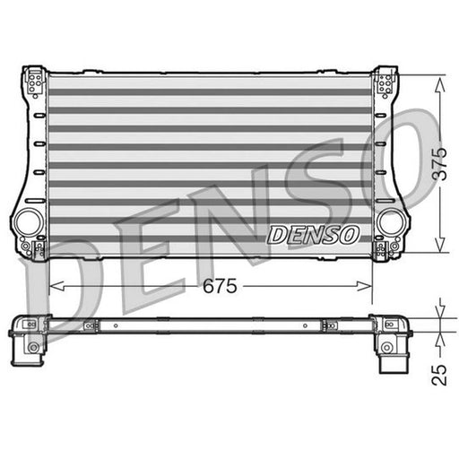 Denso Intercooler (Charge Air Cooler) fits Toyota Auris 2012-2015 2.0