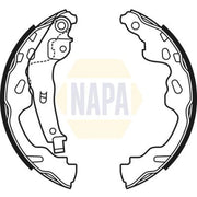 NAPA Brake Shoe Set Axle Kit NBS1054