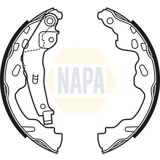 NAPA Brake Shoe Set Axle Kit NBS1054