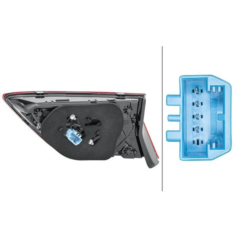 Hella Tail Light / Lamp LED Left fits VW Tiguan 2016-2024 1.4 1.5 1.6 2.0