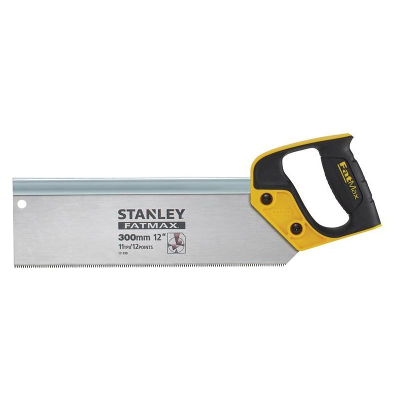 Stanley® Hand Tools FatMax® Tenon Back Saw 300mm (12in) 11 TPI STANLEY® Hand Tools - Dynamic Drive