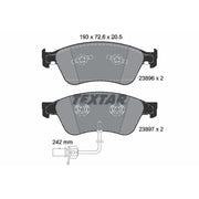 Textar Front Brake Pad Set 2389601