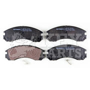 Key Parts Front & Rear Pads fits Citroën C-Crosser Enterprise 2009 on 2.2