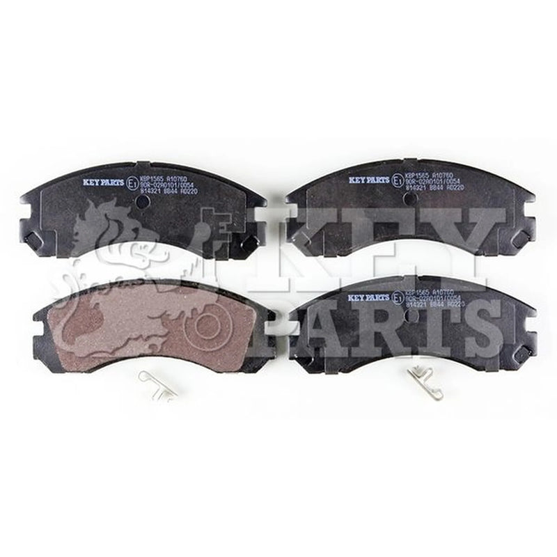 Key Parts 4 x Front Brake Pad Set fits Citroën C-Crosser 2007-2012 2.2 2.4