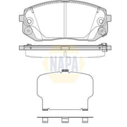 NAPA Front Brake Pad Set fits Hyundai Tucson 2020-2021 1.6