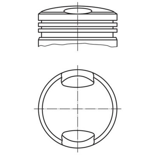 Mahle Piston Cylinder Bore = 67mm fits BMW R 50 1969-1973