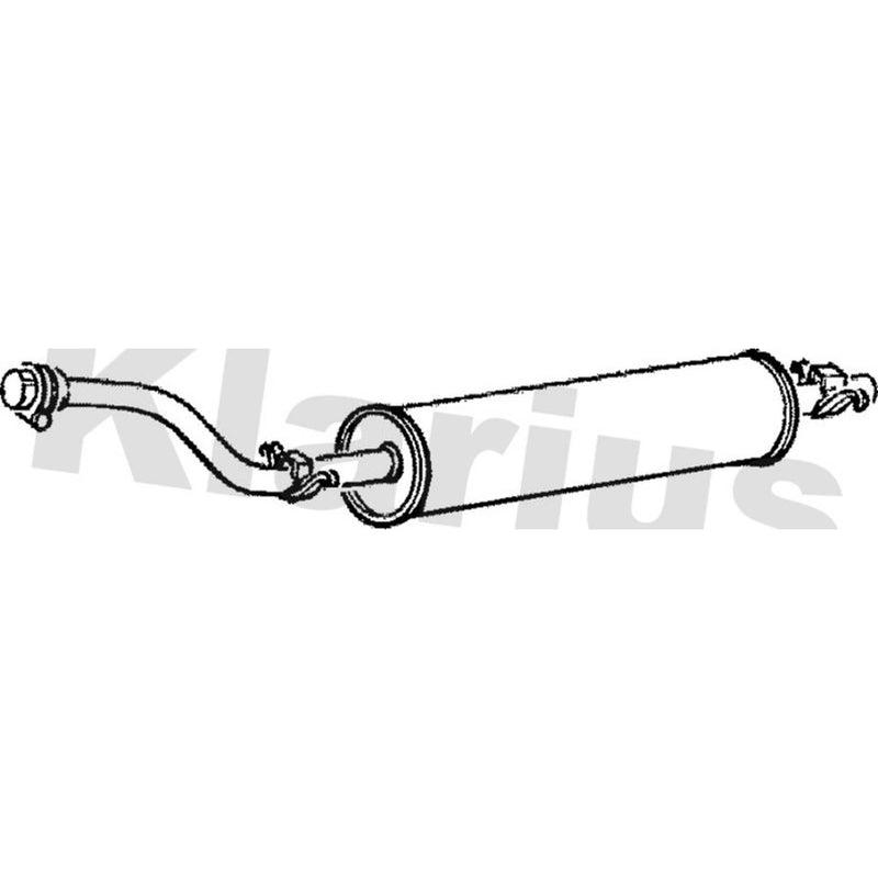 Klarius Box With Tail Pipe Rear fits Mercedes-Benz /8 1968-1977