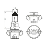 1x Ring H13 (9008) 12v 55w Halogen Headlamp Headlight Bulb - R9008 Ring Automotive - Dynamic Drive