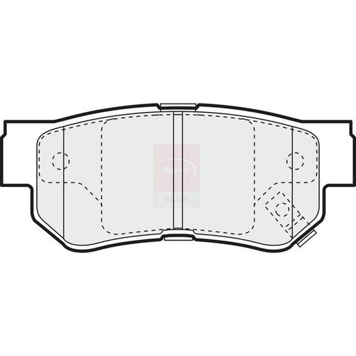 Apec Rear Brake Pad Set fits Hyundai Elantra IV 2005-2011 1.6
