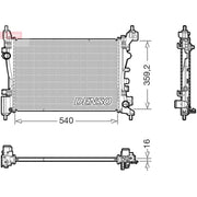 Denso Engine Radiator DRM20130