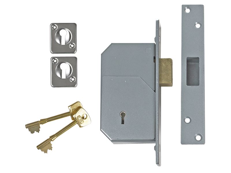 Union 3G110 C Series 5 Detainer Deadlock 73mm Satin Brass UNION - Dynamic Drive