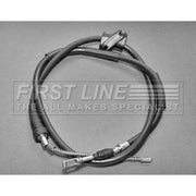 First Line Handbrake Cable Left Rear fits Audi 80 B3 1986-1991 1.4 1.6 1.8 1.9