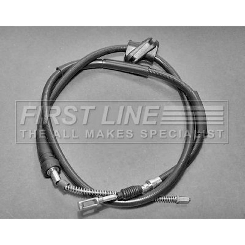 First Line Handbrake Cable Left Rear fits Audi 80 B3 1986-1991 1.4 1.6 1.8 1.9