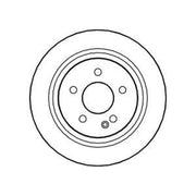 Abtex Rear Brake Discs BD1300S-x2