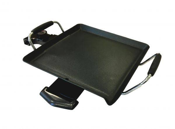 Swiss Luxx compact non-stick teppanyaki grill hot plate with carry handles