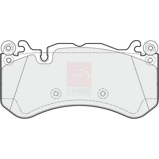 Apec Front Brake Pad Set fits Mercedes-Benz AMG GT 2014-2021
