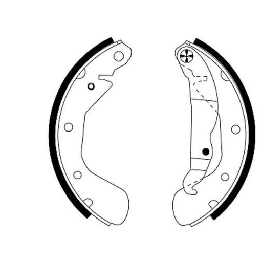 Mintex Brake Shoe Set Axle Kit fits Chevrolet Nubira 2005-2011 1.4 1.6 1.8 2.0