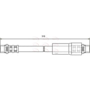 Apec Brake Hydraulic Hose Line Upper HOS3223