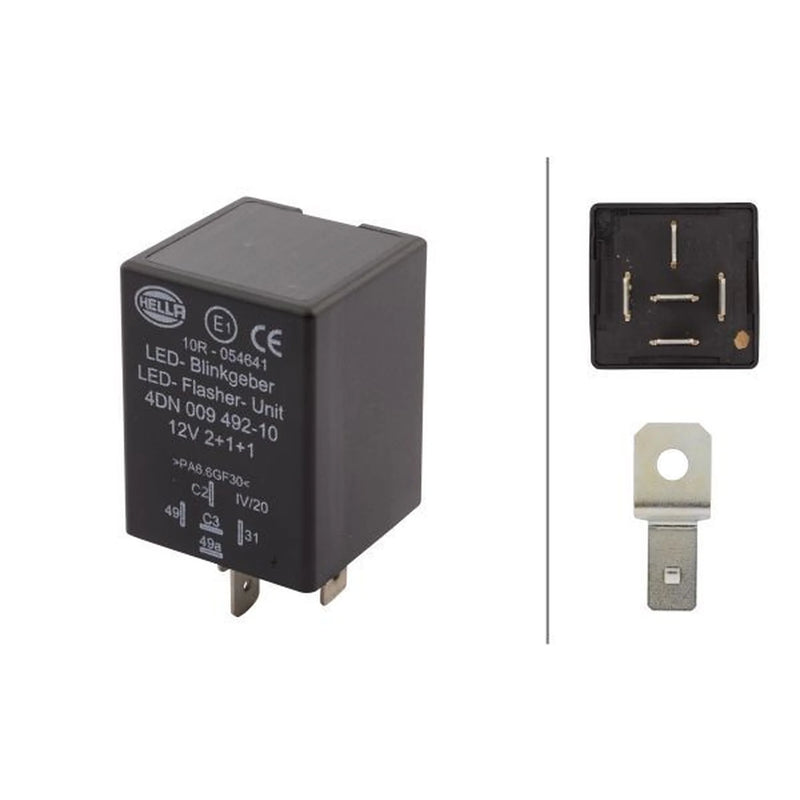 Hella Indicator Flasher Relay fits Claas Arion 2012 on