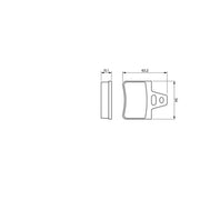 Bosch Front & Rear Pads fits Citroën Xantia 1993-2003 1.9 2.0 2.1 3.0