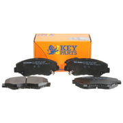 Key Parts Front Brake Discs & Pads fits Honda Accord VII 2003-2008 2.0 2.2