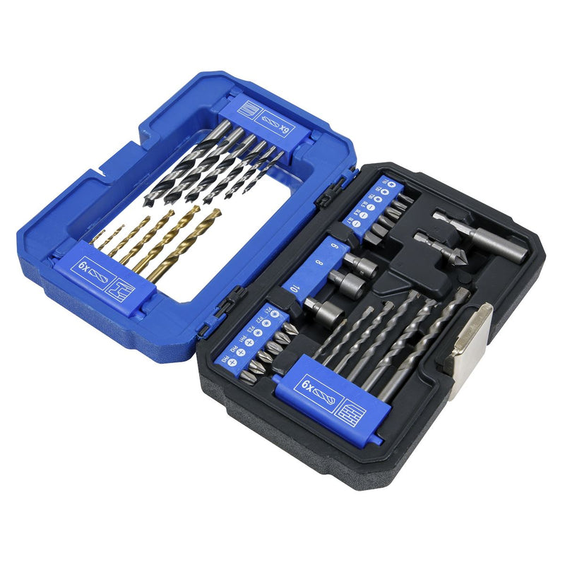 Sealey Drill & Bit Accessory Set 35pc AK3735 Sealey - Dynamic Drive