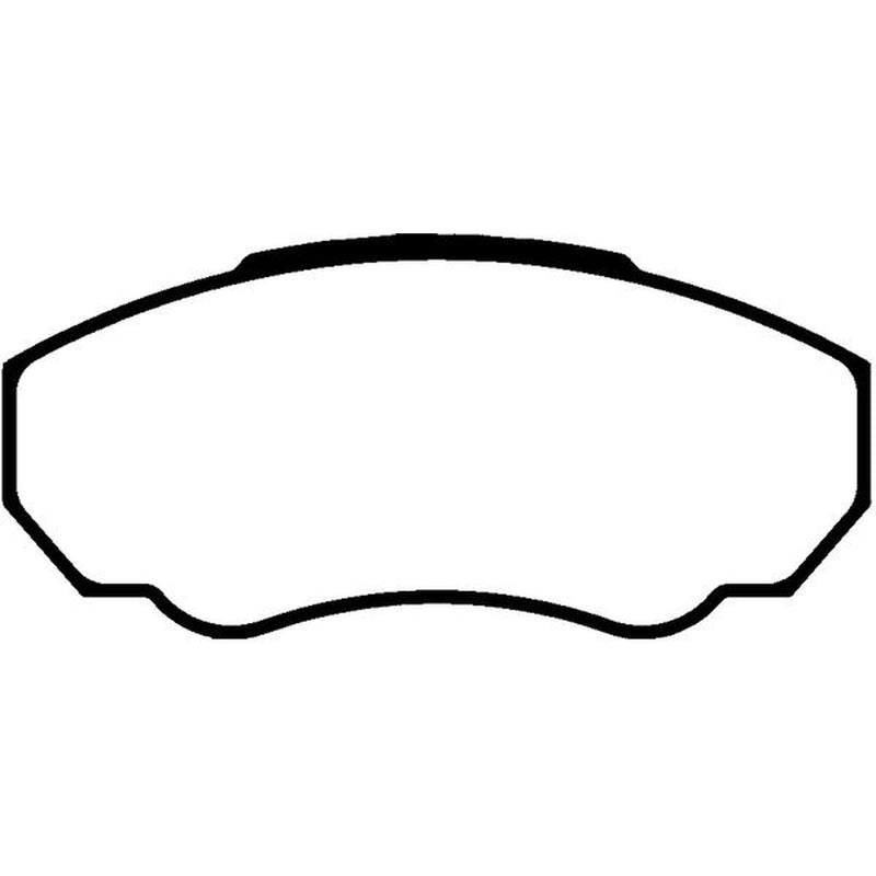 Abtex Front Brake Pad Set fits Citroën Relay I 1994-2002 1.9 2.0 2.5 2.8