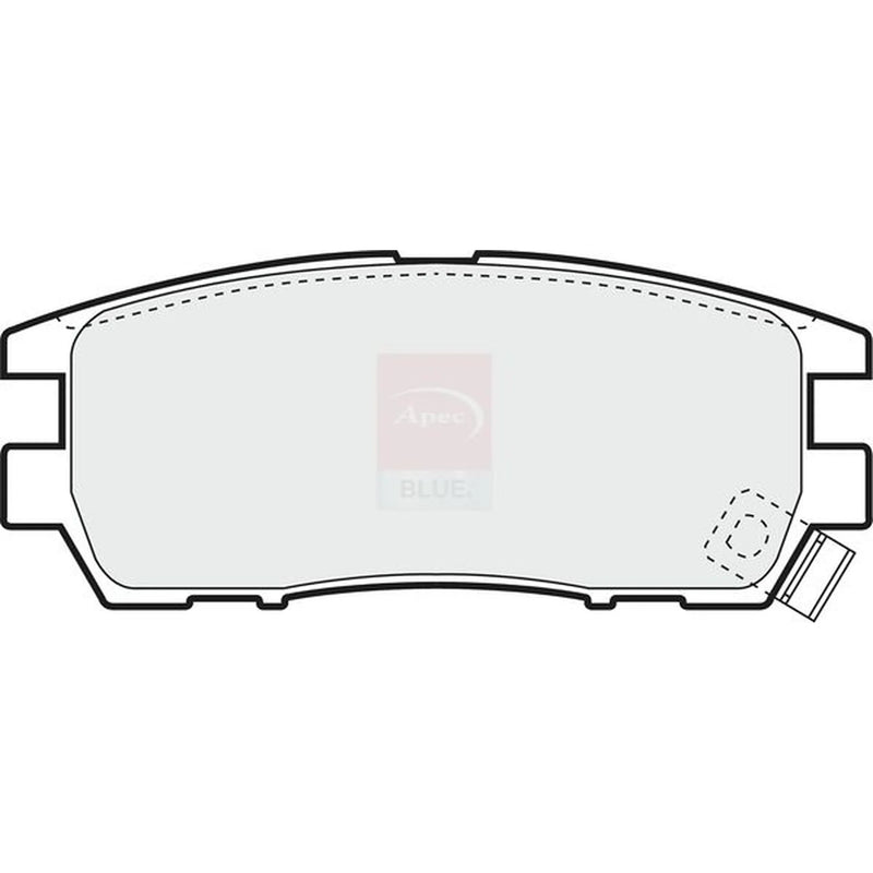 Apec Rear Brake Pad Set PD3453